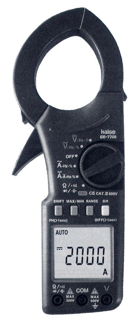 SK-7708 AC/DC 數字式鉤錶 產品圖片